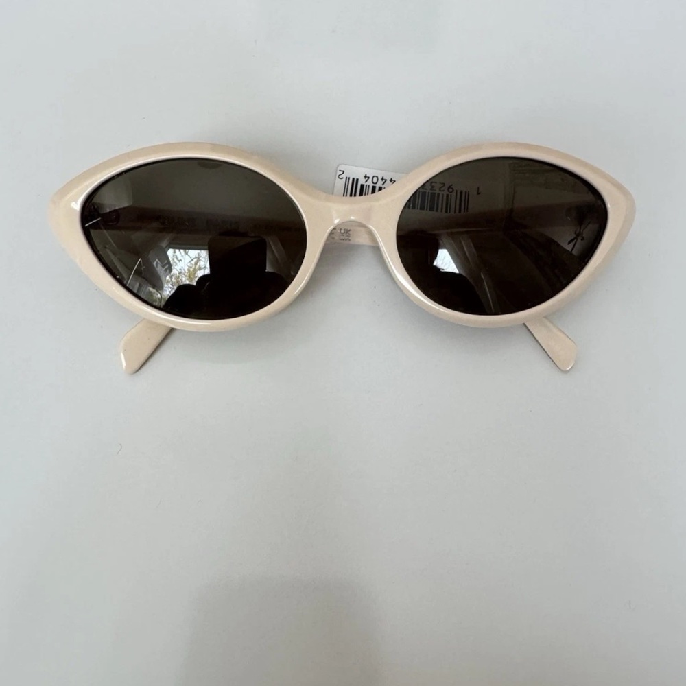 Celine CL40264U 25N Shiny Ivory/Khaki 57-20-140 RX Sunglasses New Authentic $420 - Picture 4 of 16